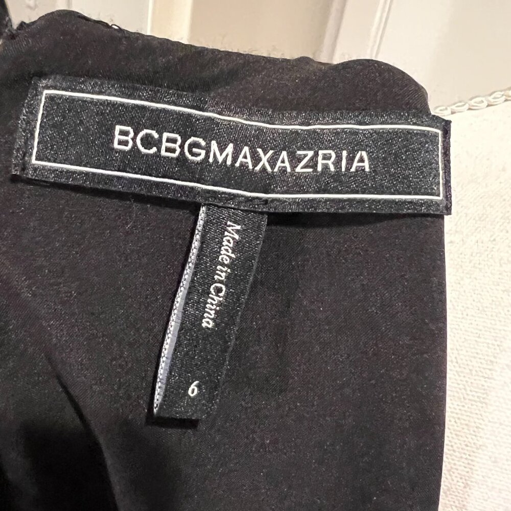 BCBGMaxAzria Black Maxi Dress with Gold Accent - Picture 14 of 14
